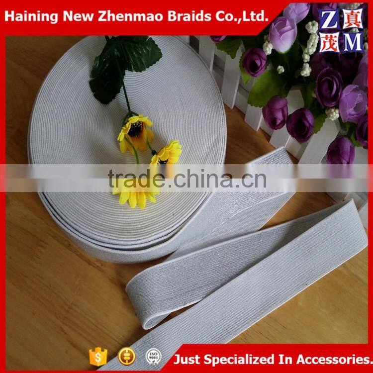 Wholesale Zhejiang custom woven gold elastic band