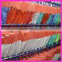 2013 Fashion white cotton lace embroidery fabric/stretch lace