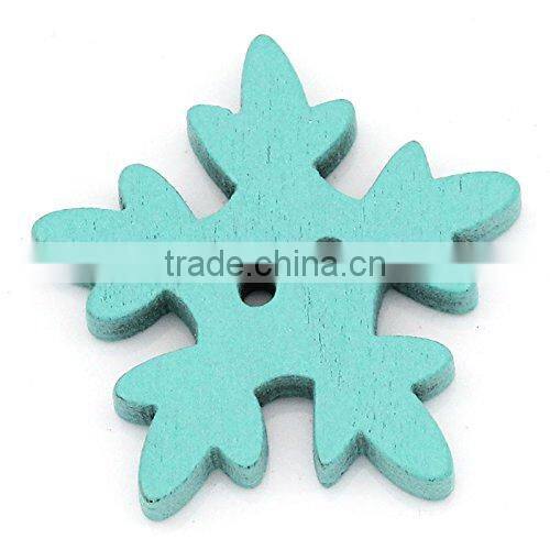 Cheap Price Wooden Crafts Christmas Ornament Wooden Carving Decoration Snowflake