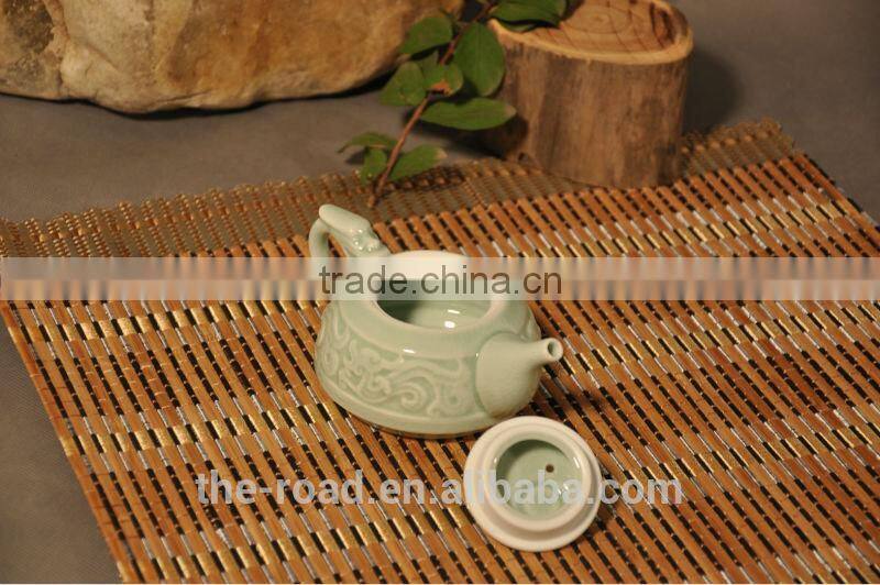 China Ru Kiln Porcelain Jade Porcelain Tea Set -GULONG
