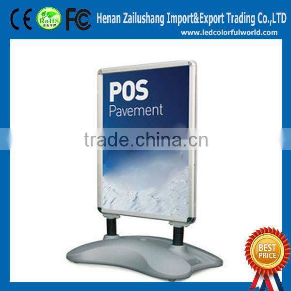 Water injection stand poster frame