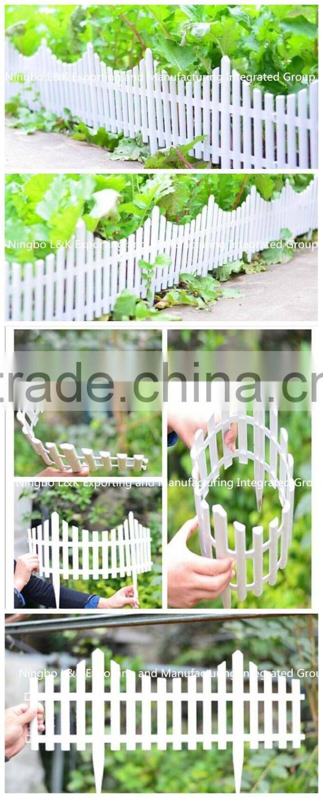 Cheap plastic garden fence /picket fence / fence cheap for decorative