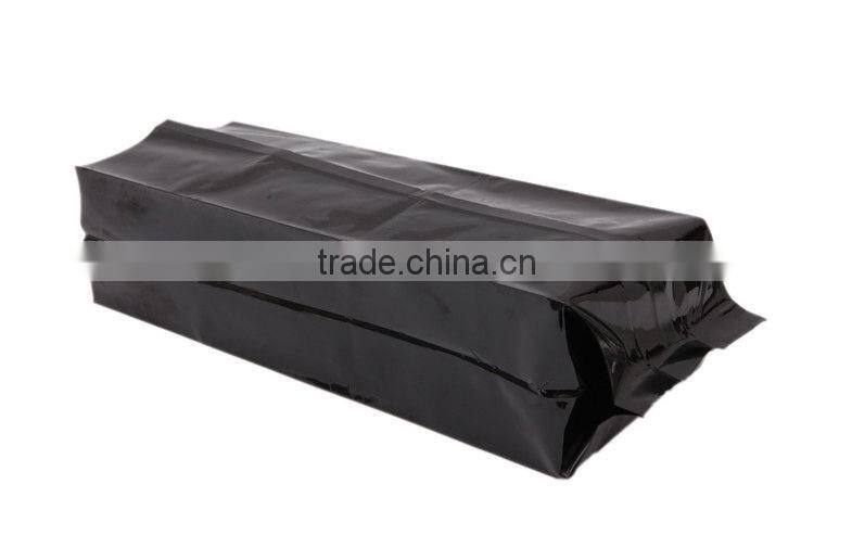 Side gusseted aluminum foil coffee bags