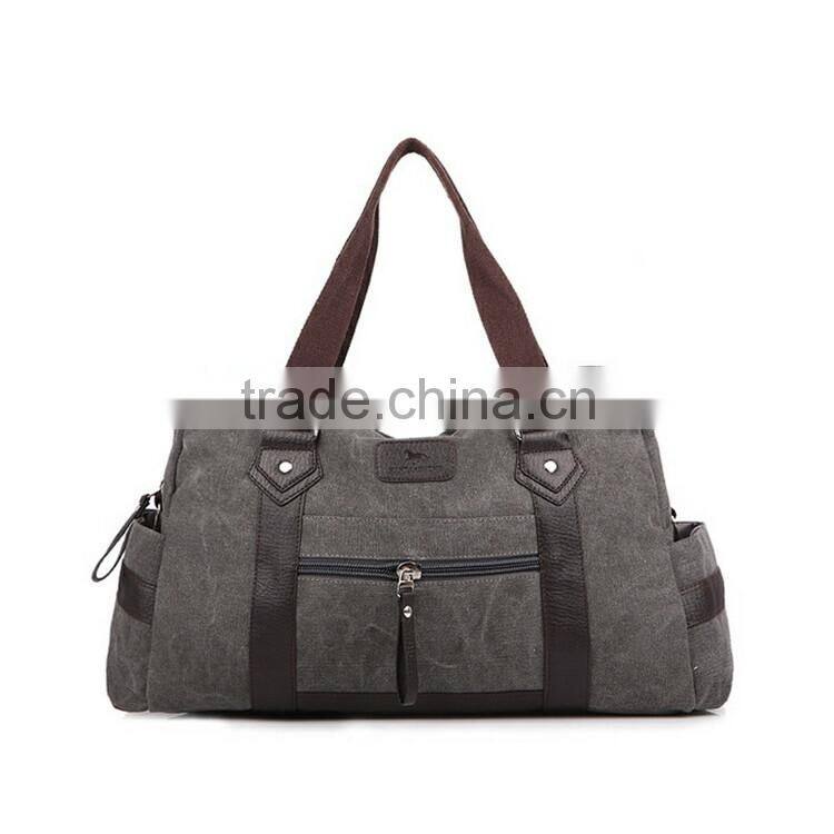 Wholesale New Fashion Travel Tote Shoulder Men Canvas Bag