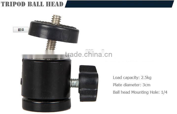 New Photography Studio 360 Swivel Mini Ball Head Ballhead for Camera Tripod