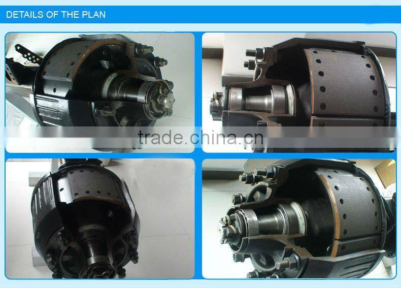 16T FUWA Axle Used Low-Bed Trailer