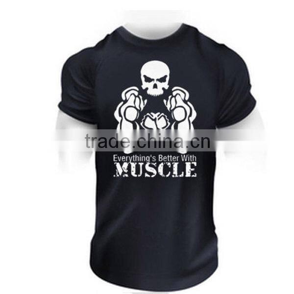 High quality Bodybuilding Muscle Fit T-Shirt for mens