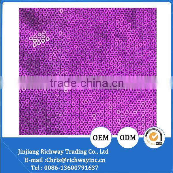 bright color sequin net embroidery fabric