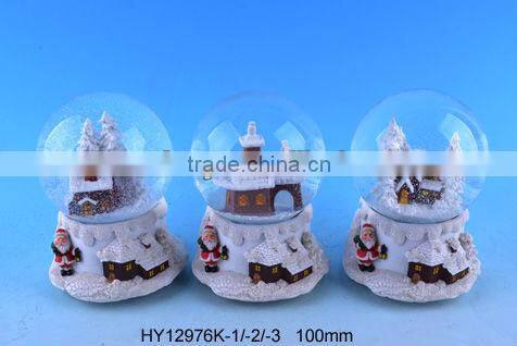 Polyresin Christmas waterball ,globeball