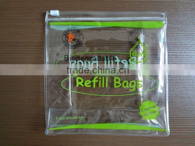 pvc cosmetic zip bag