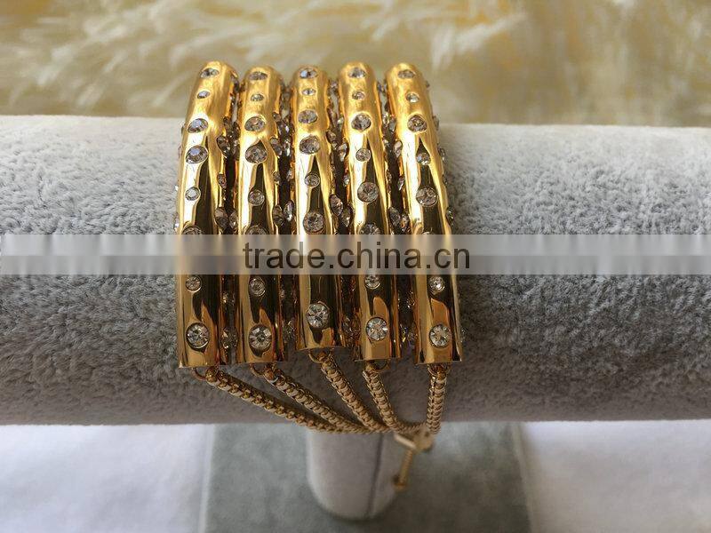 Stainless steel gold plated jewelry