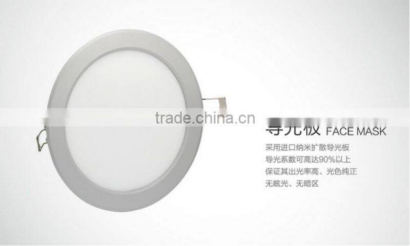 Ultra-thin LED panel lights 4w 360LM Round Mini Dimmable LED Ceiling Light 95mm Hole Size
