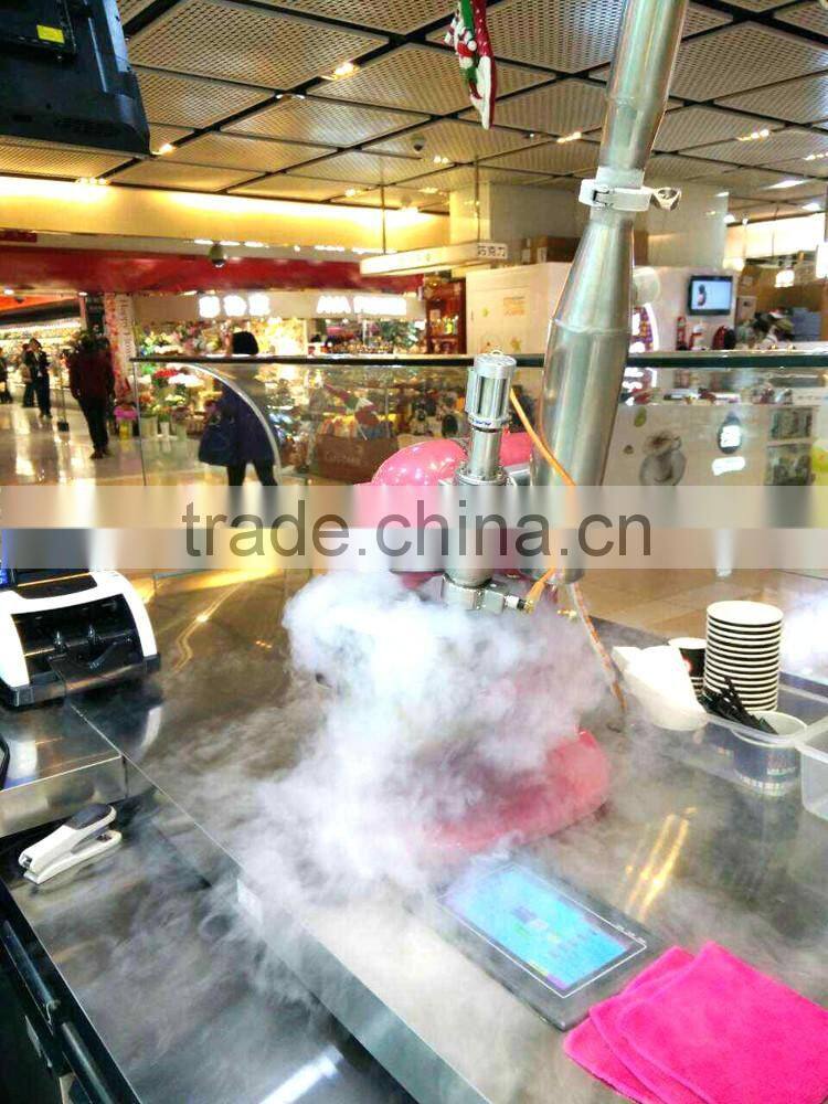 American style liquid nitrogen ice cream machine with nitrogen injector for making tasty ice cream (SY-LIC4 SUNRRY)