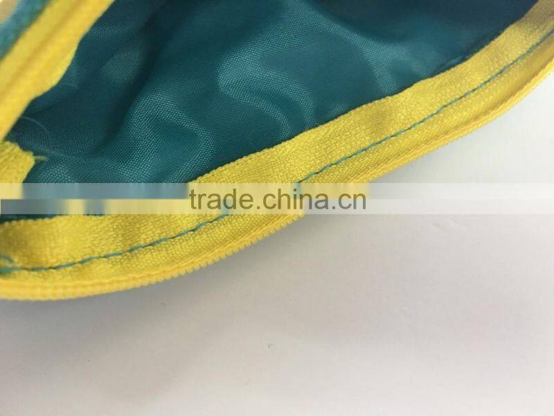 HOT !!! Natural feel allover printing canvas pouch cosmetic bag