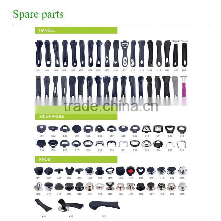 Aluminum powder coating nonstick cookware set