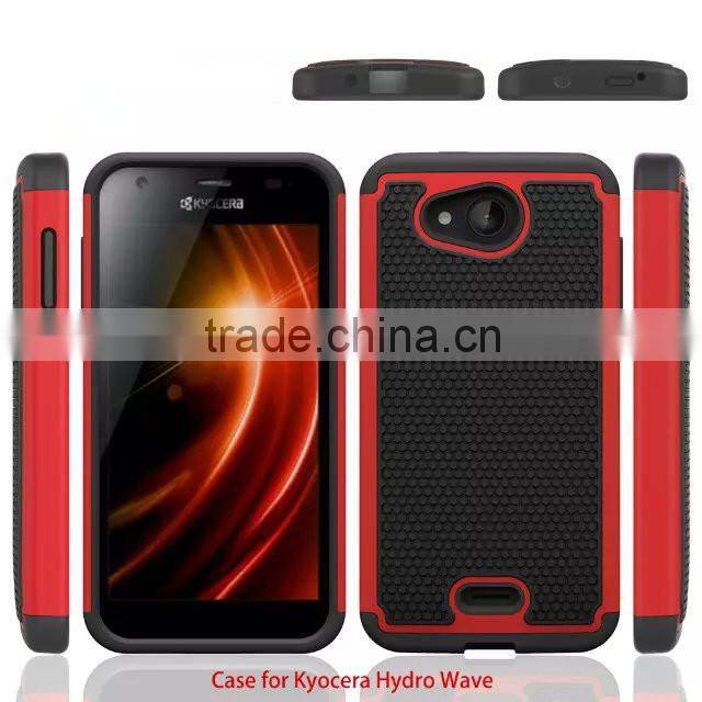 Keno Football Phone Case for Kyocera Hydro Wave, PC Silicone Combo Case for Kyocera Hydro Wave