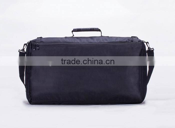 Multifunctional black hiking backpack with laptop compartment