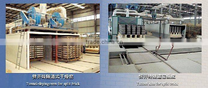 split tile and brick production line machine