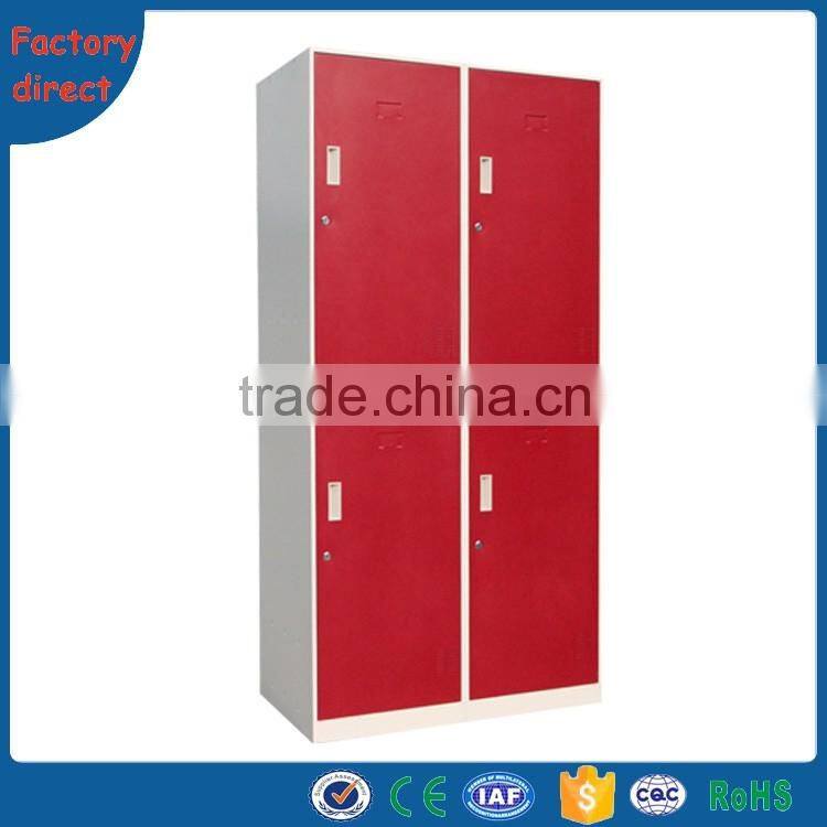 Two Door Metal Wardrobe Cabinet Design