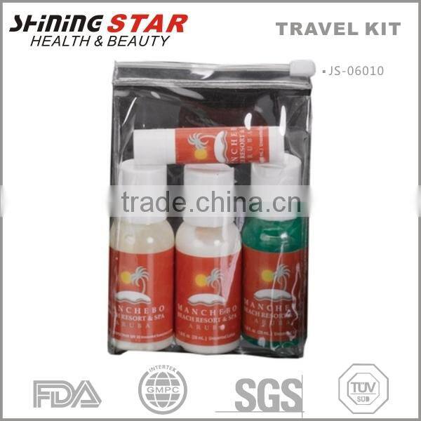 2015 new design travel kit with lipbalm and hand sanitizer gel