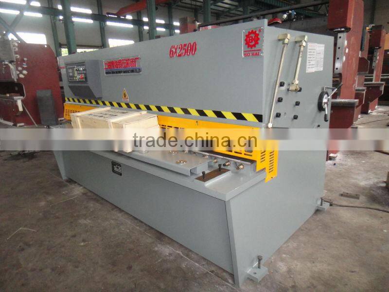 QC12Y 6X2500 popular sold MD11-1 NC control automatic shearing machine