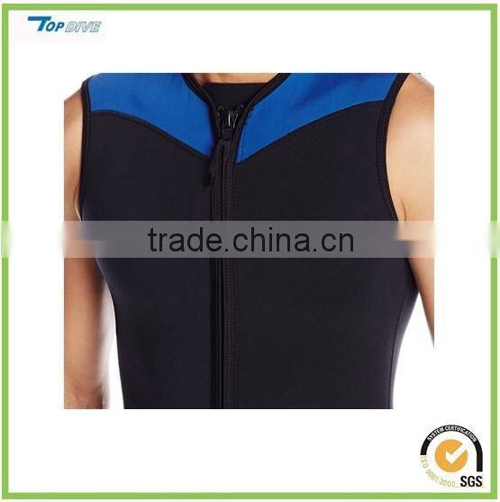 Neoprene men's exercise Vest boating vest water sports vest