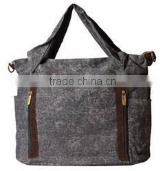 fashion vintage style men's canvas handbags shoulder bags