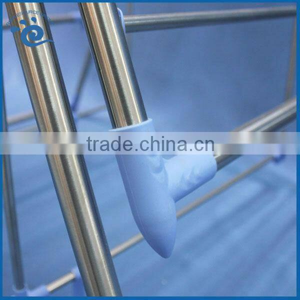 Heavy Duty Portable Retractable Balcony Folding Metal Clothes Rack