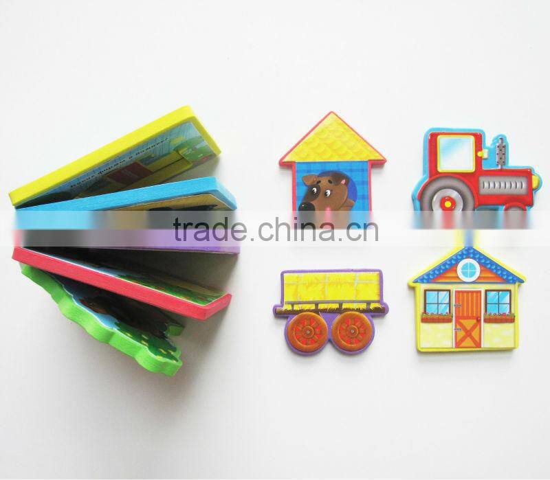 Nice mini shaped baby EVA foam book printing