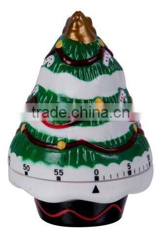 China supplier ROHS mechanical kitchen christmas tree timer