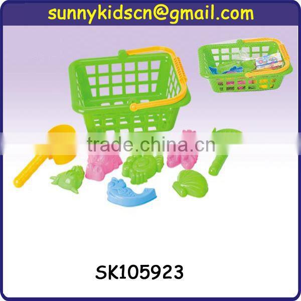 colorful sand beach pedal carts toys with EN71