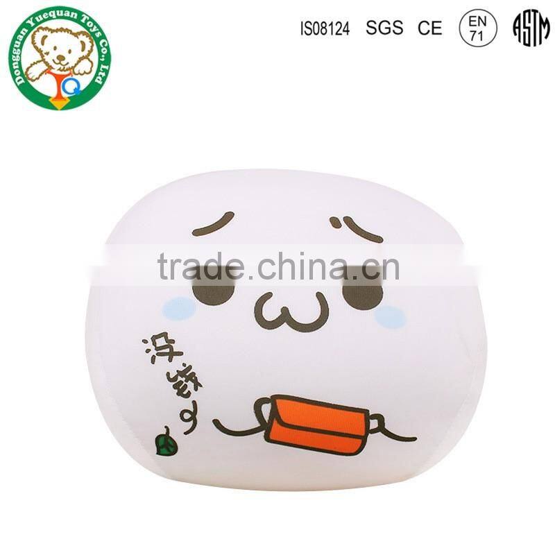 OEM factory cute cartoon white dumplings pillow