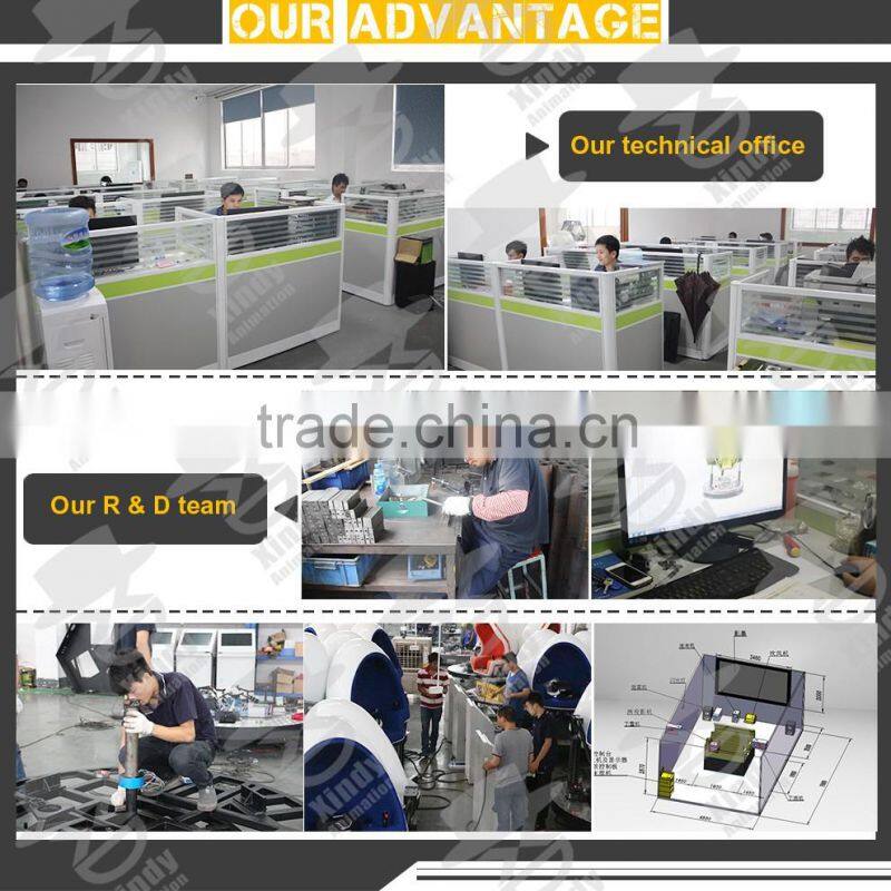 IAAPA popular VR treadmill virtual reality simulator 9d cinema