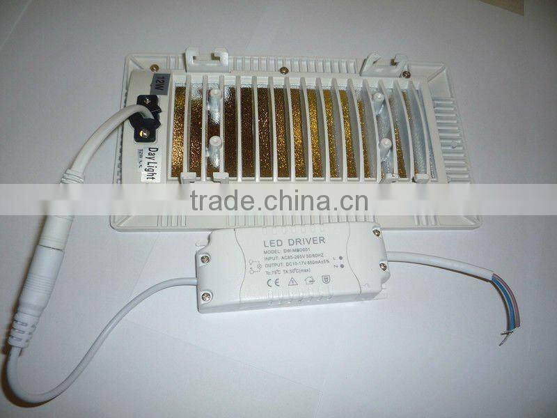 12W Square LED Panel Light,85~265V, Factory Price