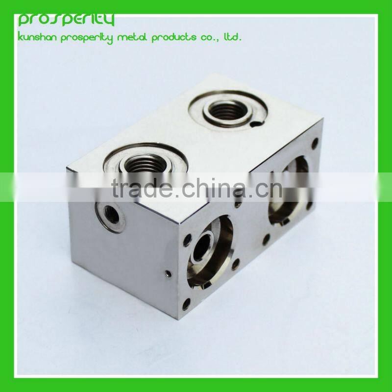 shanghai high quality nickel plated brass valve block