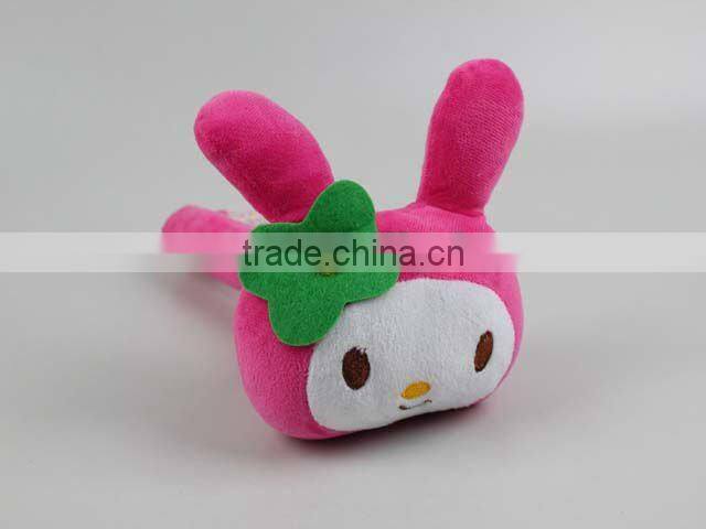 Battery operated plush cartoon rabbit hammer for kid