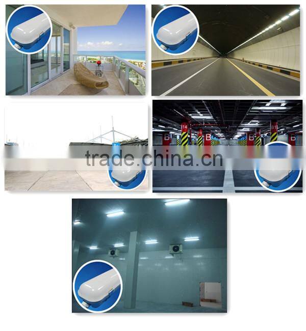 120lm/w industrial surfact mount IP65 100w LED Linear waterproof lights