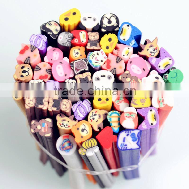 Fruit Nail Art Fimo 12 Styles 3D Design Decoration Tips Rose Fimo ZX:RT683