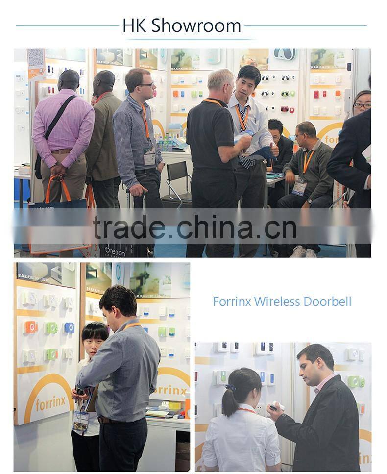 Long Range Waterproof Smart Wireless Doorbell AC/DC Plug-in Digital Wireless Doorbell 52 Chimes Door Bell