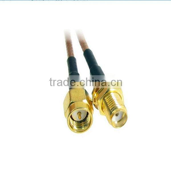 3 Meters Female to Male RP-SMA RF Coaxial Extension Cable
