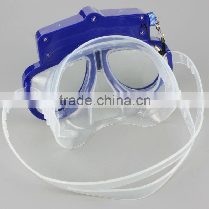 Free vedio 720P CMOS china supplier Underwater diving mask camera