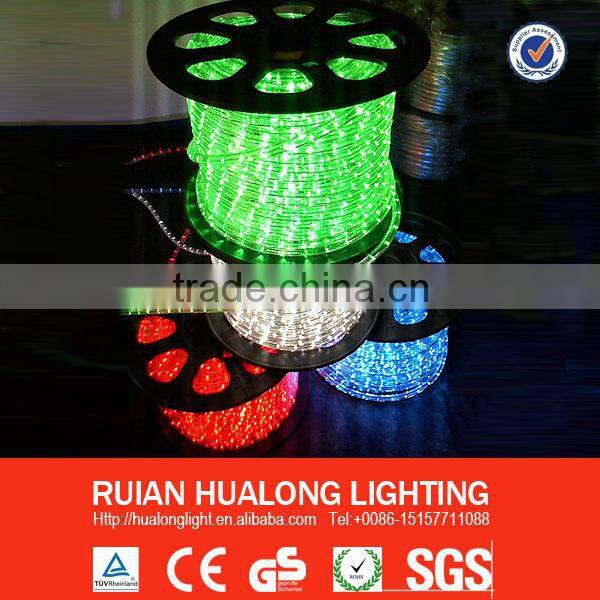 led tube remote control dimmable led rope light 2wires/3wires led neon flex rope light