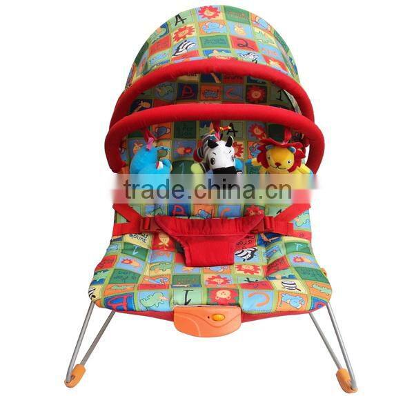 adjustable light weighted musical baby bouncer with lovely toys