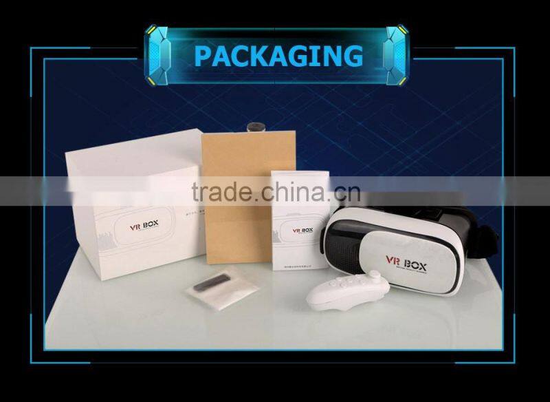 Vr box version 3D, virtual reality vr box 3d glasses, ABS vr headset vr box 2.0 for mobile phone