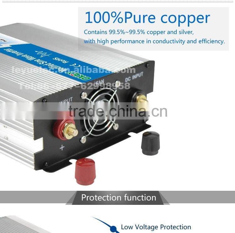 Professional manufacturer modified wave inverter 1500 watt DC 24v to AC 110v /220v OPIM -1500 high frequency power inverter