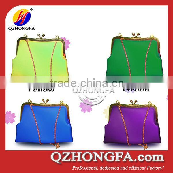 fashion silicone shopping bag, ladies silicone bag