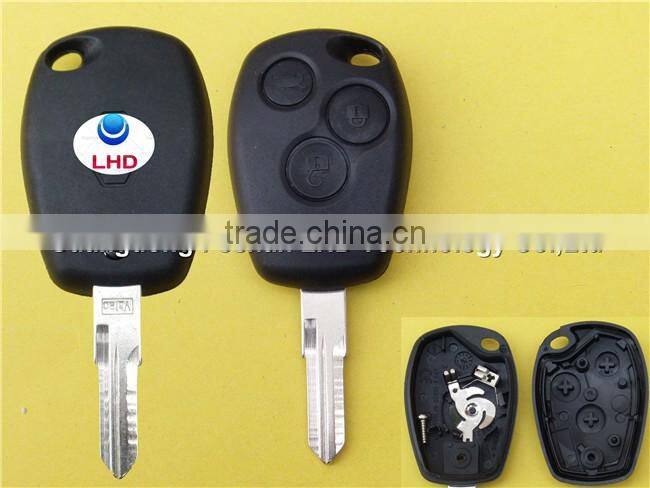 Renault remote key cover with "valeo" on the blade and 3 buttons