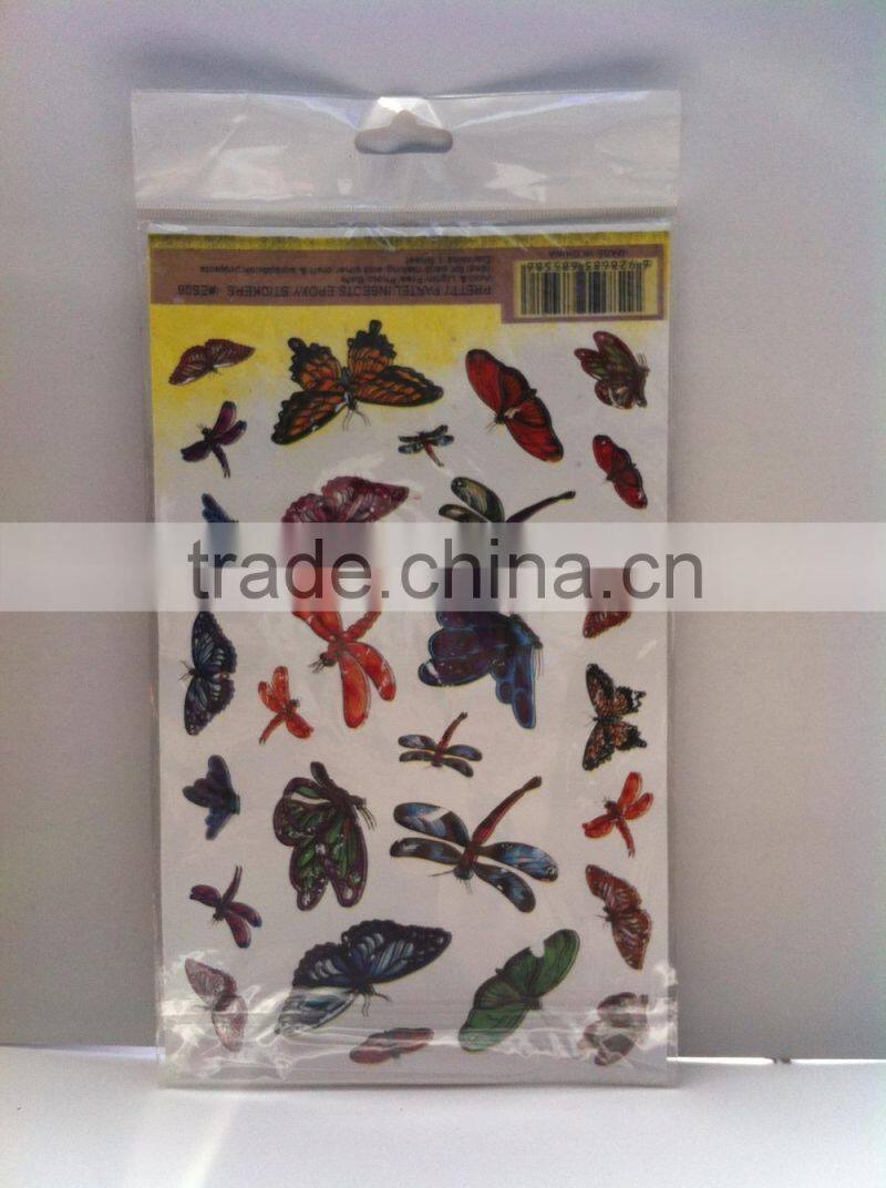 China factory custom epoxy sticker