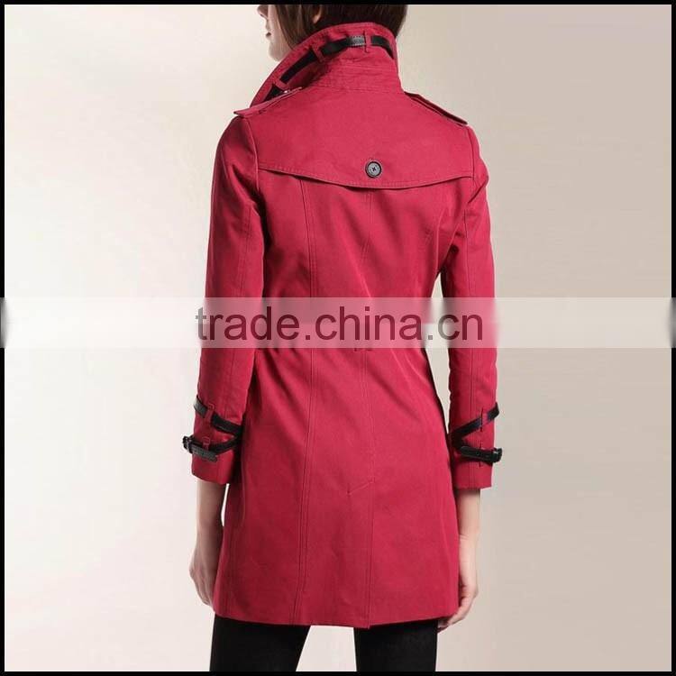 2016 latest coat designs for women and women's long coat made in china guangzhou