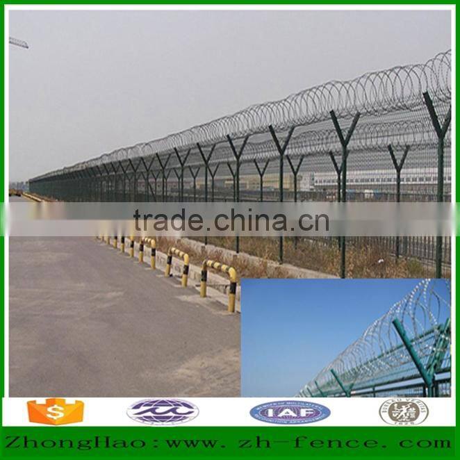 Factory direct sale high security used Prison razor barbed wire Fence